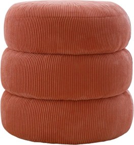 Pouffe Boum - Vermilion Coral