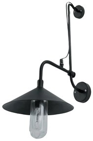 Φωτιστικό Τοίχου - Απλίκα 77-2203 WL111064 Dim Black Mat Homelighting Μέταλλο