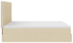 ΟΘΩΜΑΝΙΚΟ ΚΡΕΒΑΤΙ ΜΕ ΣΤΡΩΜΑ CREAM 180X200CM ΥΦΑΣΜΑ 3313180