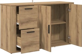 vidaXL Πλαϊνό γραφείο Artisan Oak 100 x 33 x 59.5 εκ.