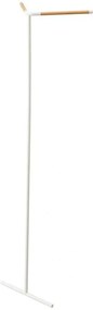 Κρεμάστρα Δαπέδου Γωνιακή Slim YMZK5550 39x48,5x160cm Natural-White Ατσάλι,Ξύλο