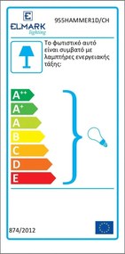 Φωτιστικό οροφής Elmark Hammer 1D