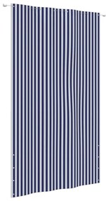 vidaXL Διαχωριστικό Βεράντας Μπλε & Λευκό 160 x 240 εκ. Ύφασμα Oxford