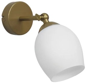 Απλίκα Τοίχου Heronia Bull Gold/White 01-0379