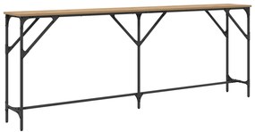 vidaXL Κονσόλα Ξύλο Δρυός 200x29x75 εκ