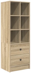 vidaXL Γραφείο  με Αποθήκευση Sonoma Oak Επεξεργασμένο Ξύλο