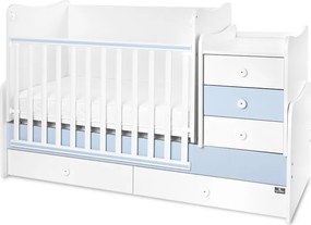 BED MAXI PLUS NEW 70/160 WHITE/BABY BLUE