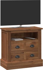 vidaXL Ντουλάπι αποθήκευσης Φυσικό 60 x 30 x 60 cm Στερεό Ξύλο Τίκ