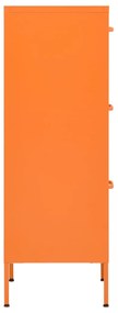 vidaXL Ντουλάπι Αποθήκευσης Πορτοκαλί 42,5 x 35 x 101,5 εκ. από Ατσάλι