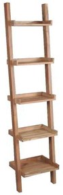 Βιβλιοθήκη-Ραφιέρα LADDER 45x35x190cm Ακακία Φυσικό
