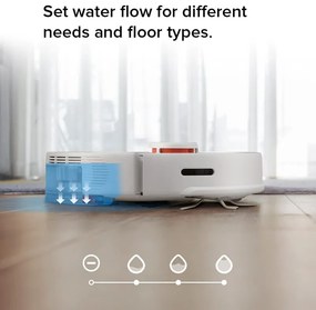 Ρομποτική ηλεκτρική σκούπα Roborock S5 Max, 58W, Wi-Fi, 2000Pa, 460 ml, 200 m2, Αυτονομία έως 190 λεπτά, Turbo, Φωνητικές εντολές, Λευκό