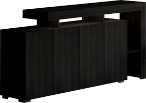 Κονσόλα Ξύλο Μαύρο CEDRU 170x35x80