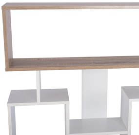 Βιβλιοθήκη Chandler 90x19.5x130 Λευκή