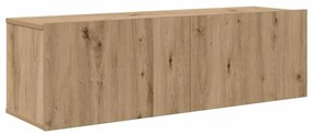vidaXL Σετ επίπλου τηλεόρασης 4 pcs Artisan Oak Επεξεργασμένο ξύλο