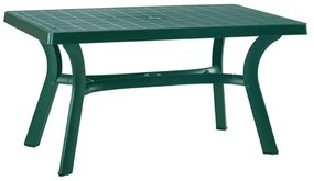 Τραπέζι ROMA Πράσινο Πλαστικό 140x80x72cm