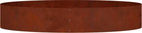 vidaXL Δακτύλιος γλάστρας 5 τμχ. Σκ rusty 120 x 120 x 20 εκ.