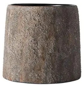 Διακοσμητικό Δοχείο Jar Haru 22 Γκρι Τερακότα Ø24xH22 cm MUUBS