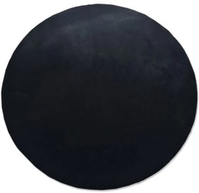 Χαλί Puffy FC9 Antislip Round Black New Plan 160X160 Round