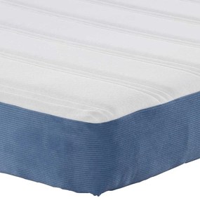 vidaXL Στρώμα Κρεβατιού με στρώμα Μπλε 140 x 200 cm ύφασμα