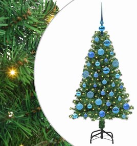 vidaXL Τεχνητό Χριστουγεννιάτικο Δέντρο με 150 LED Πράσινο 120 cm