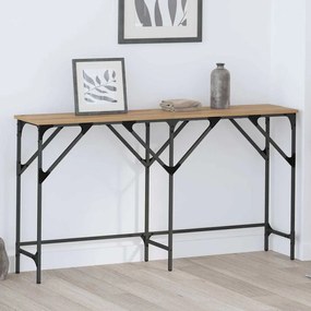 Τραπέζι κονσόλας artisan δρυς 140 x 29 x 75 εκ