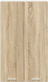 vidaXL Κρεμαστό ντουλάπι με αποθήκευση Δρύς Sonoma 60 x 31 x 100 εκ.