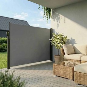 vidaXL Σκίαστρο Πλαϊνό Συρόμενο Ανθρακί 220 x 500 εκ.