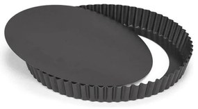 Φόρμα Τάρτας Αντικολλητική με Αποσπώμενη Βάση για Air Fryer 221.02854 20cm Black Patisse Ατσάλι