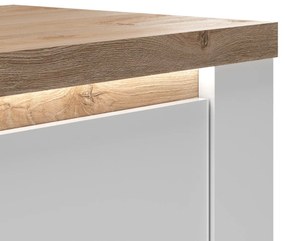 Έπιπλο Τηλεόρασης Ανθρακί Οξειδωμένο 121x43x57