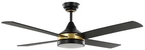 Ανεμιστήρας Οροφής Με Φως Trinidad 35118 Φ122x32cm Led IP20 Black-Gold Eglo Διάμετρος 122cm