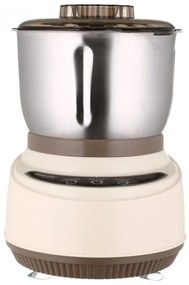 Saturn ST-FP7180 Συμπαγής επεξεργαστής τροφίμων, 500 W, άλεση, ζύμωμα, 7 L, 3 λειτουργίες, χάλκινο μοτέρ, μπεζ/καφέ