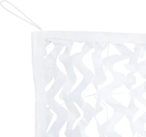 vidaXL Δίχτυ Σκίασης Παραλλαγής Λευκό 721x294 εκ. με Σάκο Αποθήκευσης