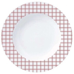 Πιάτο Βαθύ Rubik 24.461.02 Φ22cm Red Cryspo Trio Porcelain