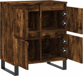 vidaXL Ντουλάπι Καπνιστή Δρυς 60x35x70 εκ. από Επεξεργασμένο Ξύλο