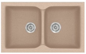 Sanitec Classic 336 Granite Sand Ένθετος Νεροχύτης 90cm