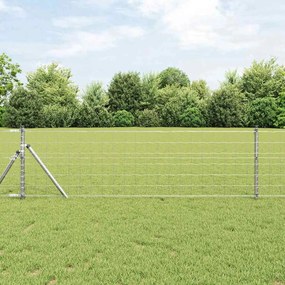 vidaXL Φράχτης Εuro 0,8 x 10 m Σίδηρος με επικάλυψη PVC