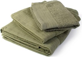 Πετσέτα Σώματος (80x150) Dimcol Πενιέ 500gsm Χακί