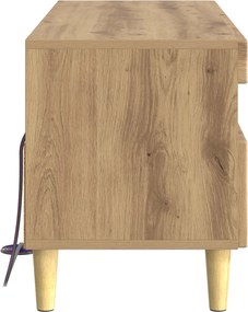 vidaXL Ντουλάπα LED Τηλεόρασης Artisan Δρυς Επεξεργασμένο Ξύλο