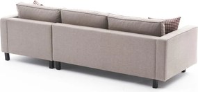 Corner Sofa Kale Linen Right - Cream Cream