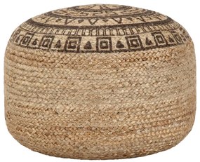 vidaXL Πουφ Χειροποίητο Καφέ 45 x 30 εκ. από Γιούτα