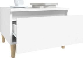 vidaXL Βοηθητικά Τραπέζια 2 τεμ. Λευκά 50x46x35 εκ. Επεξεργασμένο Ξύλο
