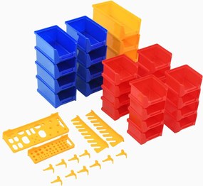 vidaXL Σύστημα Οργάνωσης Εργαλείων Επιτοίχιο