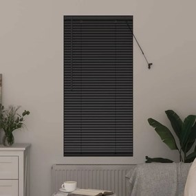 vidaXL Ρολό Παραθύρου με κουρτίνες Άλλο Μαύρο 60 x 130 cm Αλουμίνιο