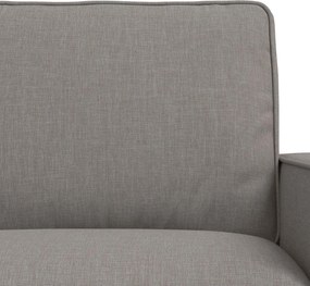 vidaXL Καναπές 120cm 2 pcs Taupe Μέταλλο