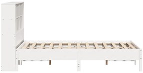 vidaXL Κρεβάτι Βιβλιοθήκη Χωρίς Στρώμα 120x200 εκ Μασίφ Ξύλο Πεύκο