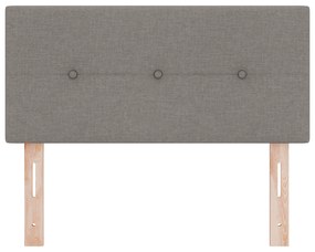vidaXL LED Κεφαλάρι με Μπουτονιέρα Ταμπά 80 εκ Υφάσματος