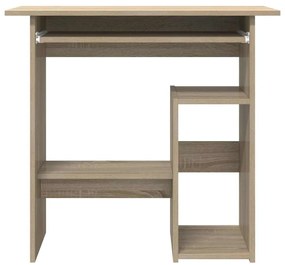 vidaXL Γραφείο Χρώμα Sonoma Δρυς 80 x 45 x 74 εκ. από Επεξ. Ξύλο