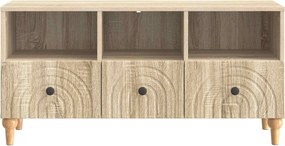 vidaXL Ντουλάπι TV 102 x 34,5 x 50 εκ. Δρύς Sonoma