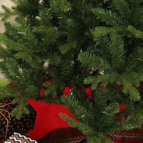 HOMCOM Χριστουγεννιάτικο Δέντρο, Τεχνητή Ελάτη, Ρεαλιστικό, Φαρδύ &amp; Πλούσιο, 180 x Φ105 cm, Πράσινο