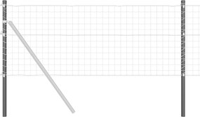 vidaXL Στύλος Περιφράξεων 2 pcs Γκρι 50 cm Ατσάλι με Επικάλυψη Πούδρας